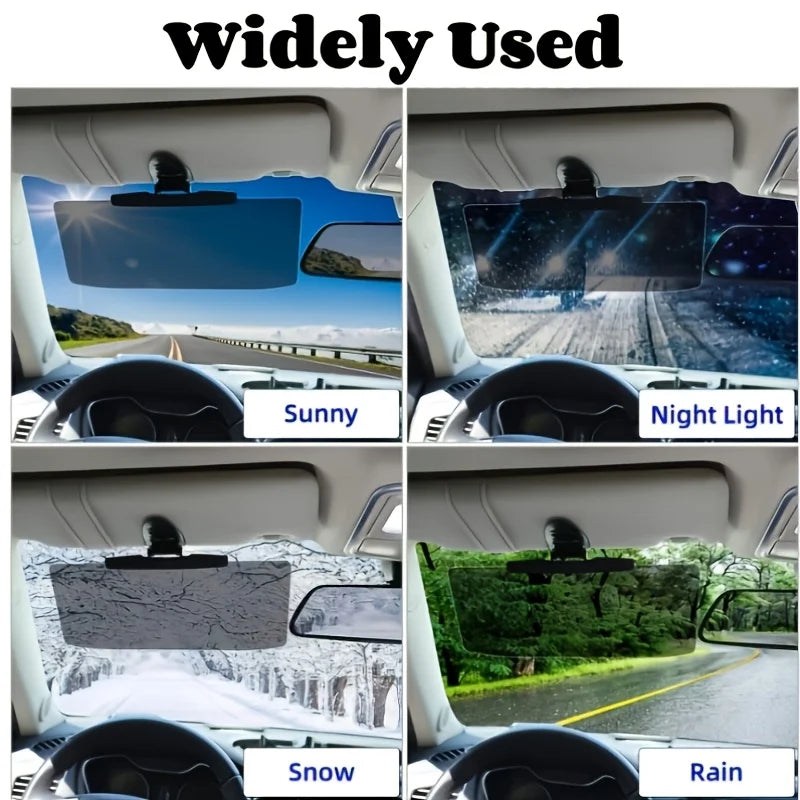 Azylo Universal Polarized Car Sun Visor Extender (Anti-Glare & UV400 Protection)