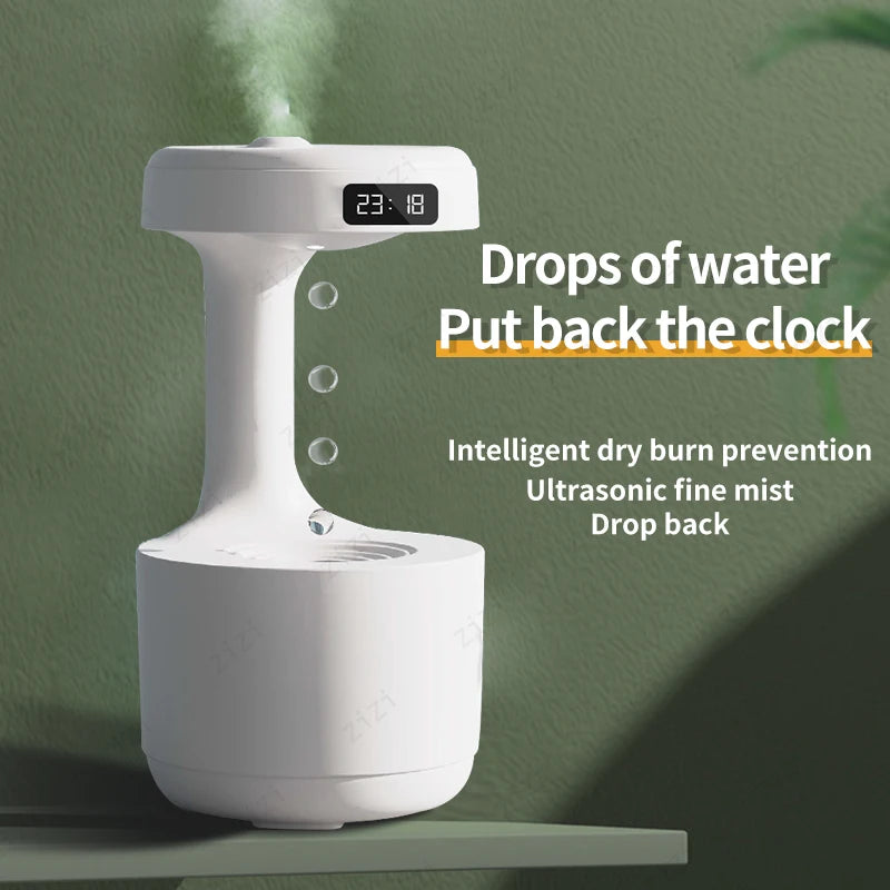 Azylo Smart Anti-Gravity Water Droplet Humidifier & Night Light