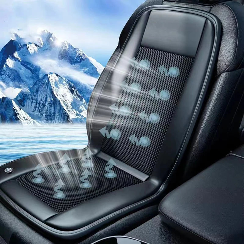 Azylo Ultra-Breathable 3D Mesh Car Seat Cooling Pad & Ventilation Cushion