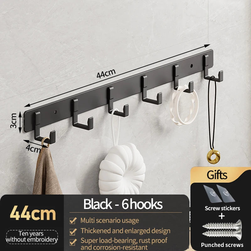 Azylo Heavy-Duty Aluminum Alloy Wall-Mounted Coat & Robe Hook