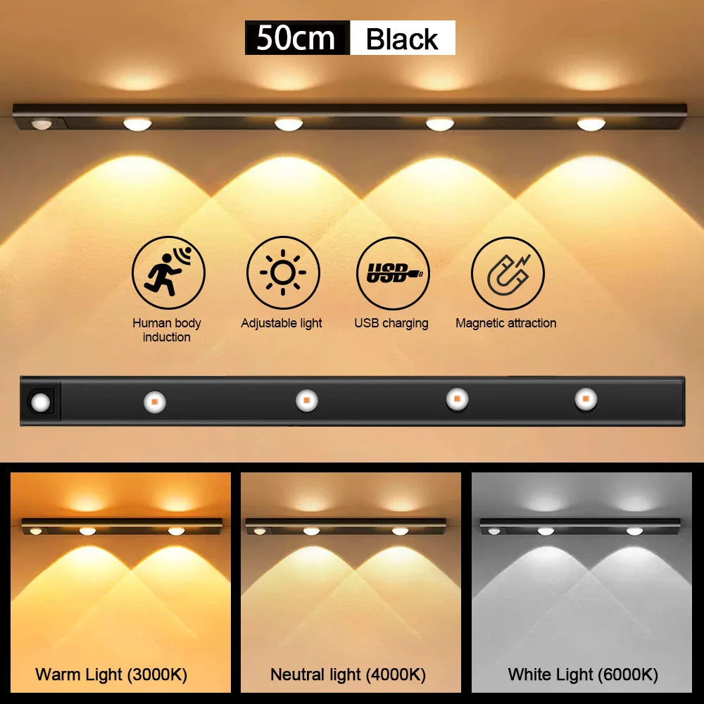 Azylo Ultra-Thin 3-Color Motion Sensor LED Strip Light