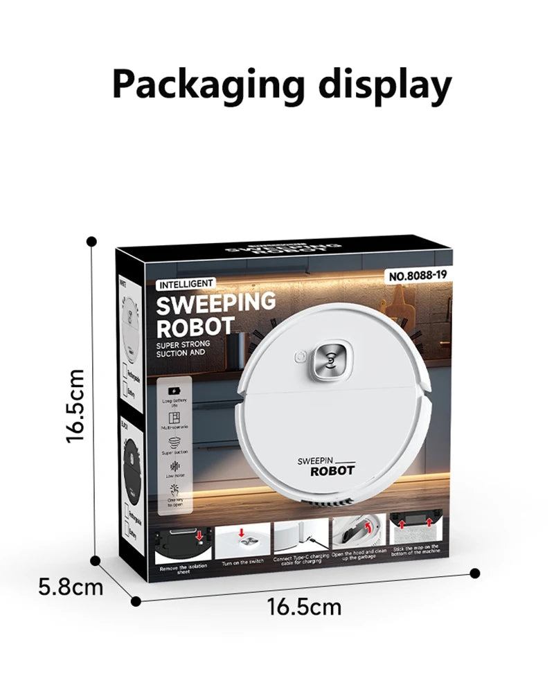 Azylo 3-in-1 Smart Intelligent Robot Vacuum & Mopping Sweeper