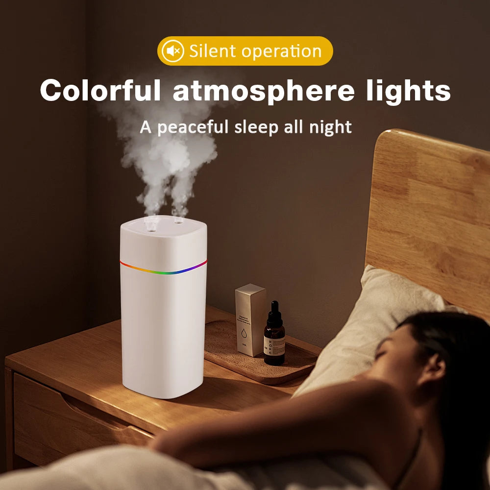 Azylo 600ml Dual-Port Smart Air Humidifier & Aroma Diffuser