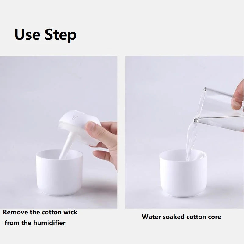Azylo Mini Portable USB Air Humidifier & Color LED Diffuser (250ml)
