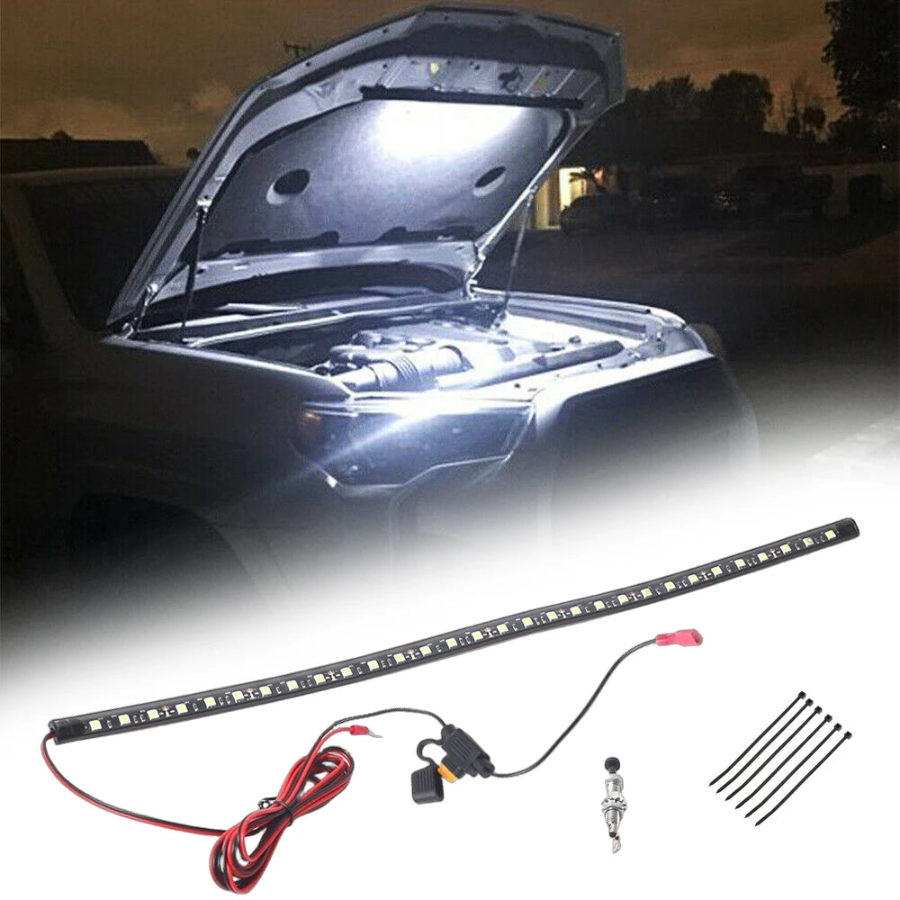 Azylo Universal Under-Hood LED Engine Light Kit with Automatic On/Off Switch