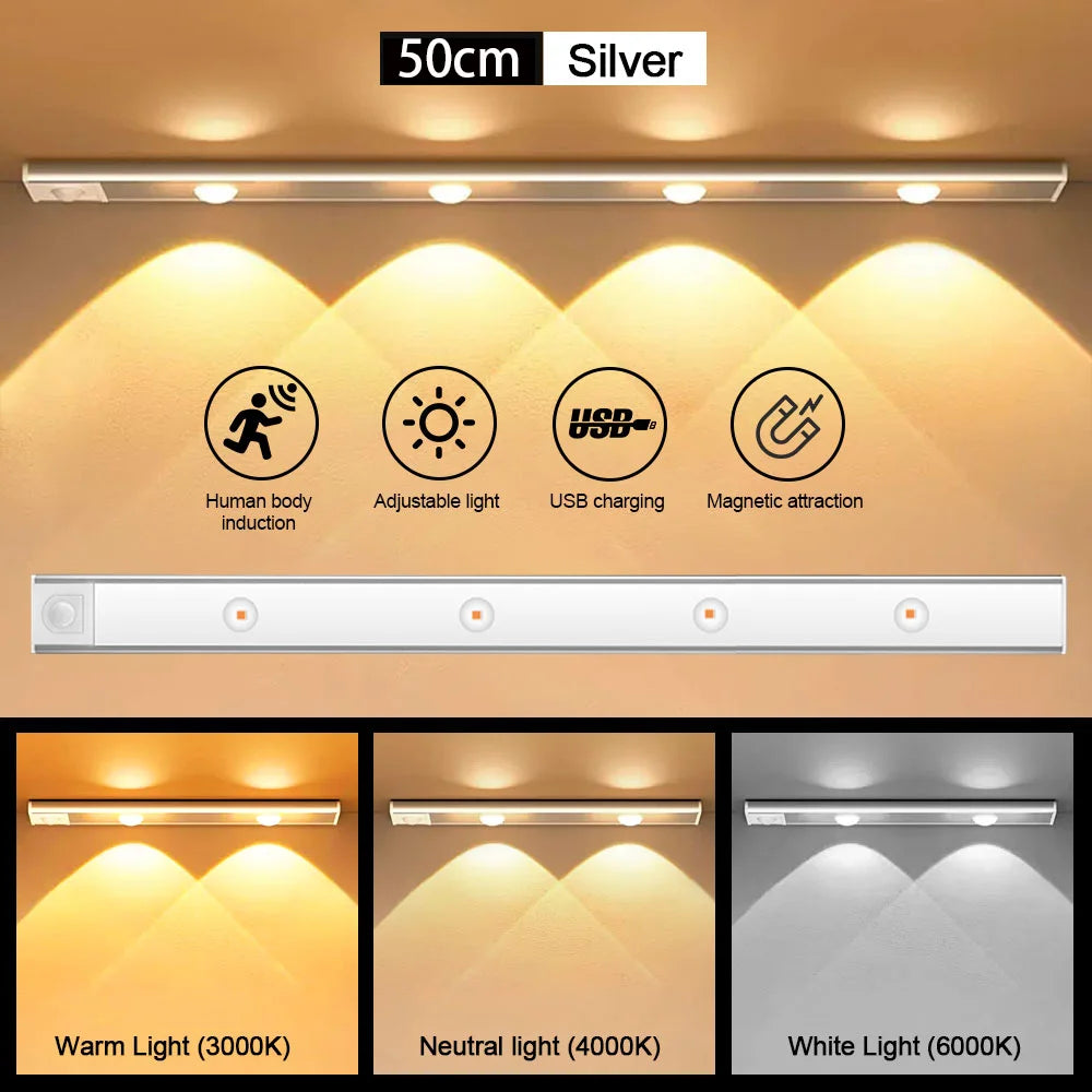 Azylo Ultra-Thin 3-Color Motion Sensor LED Strip Light