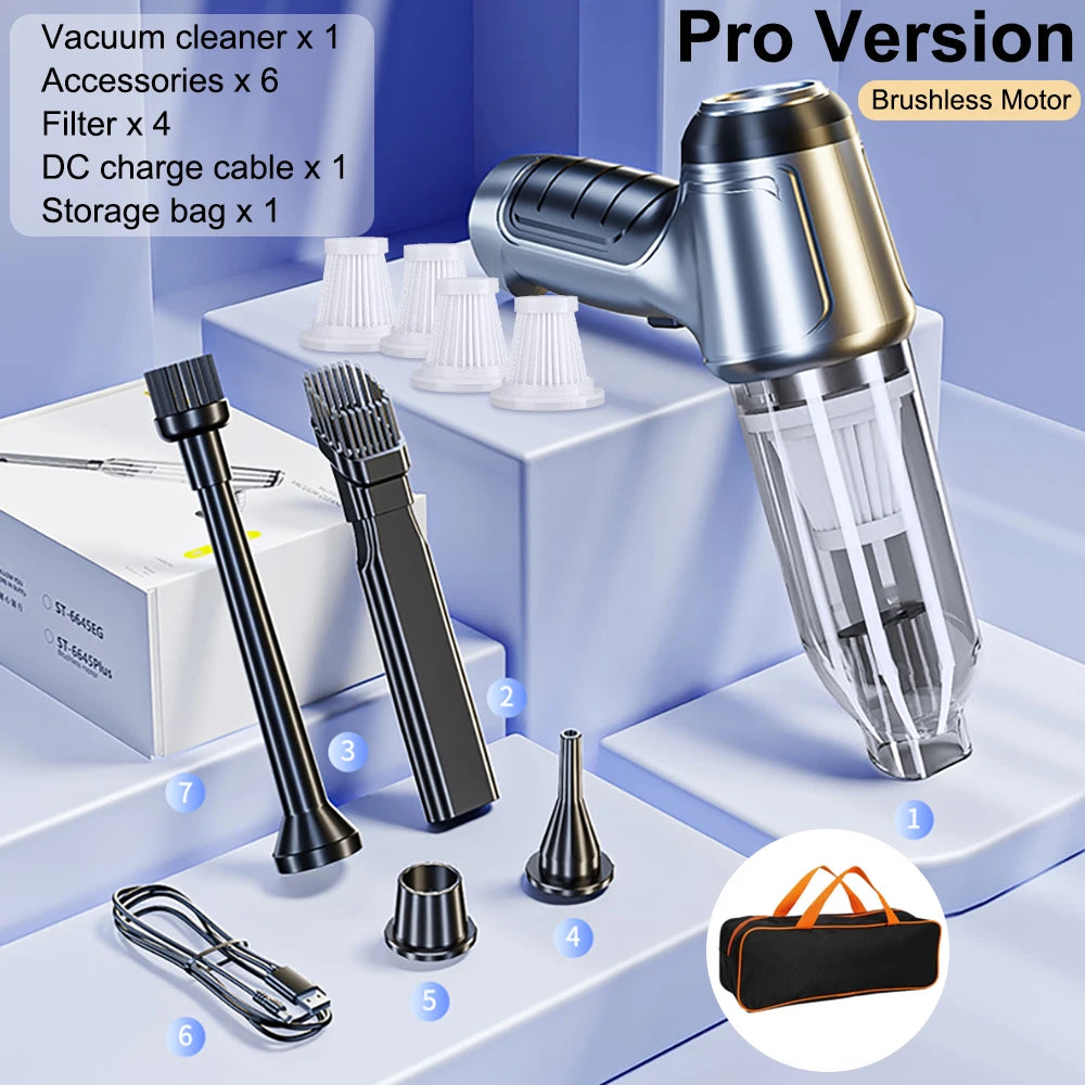 Azylo 3-in-1 Max Wireless Vacuum & High-Power Dust Blower (95,000PA)