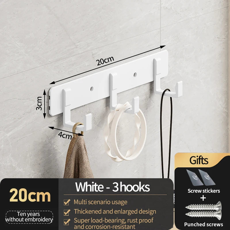 Azylo Heavy-Duty Aluminum Alloy Wall-Mounted Coat & Robe Hook
