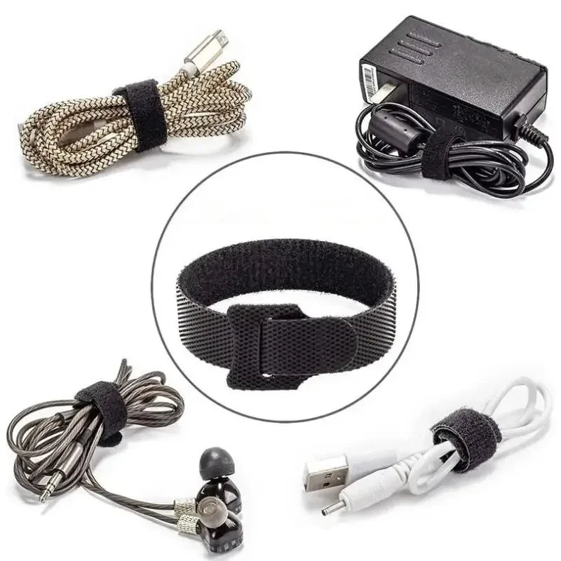 Azylo Reusable Nylon Cable Organizer & Management Tape Roll