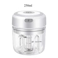 Azylo Portable Mini Electric Food & Garlic Chopper (250ml)