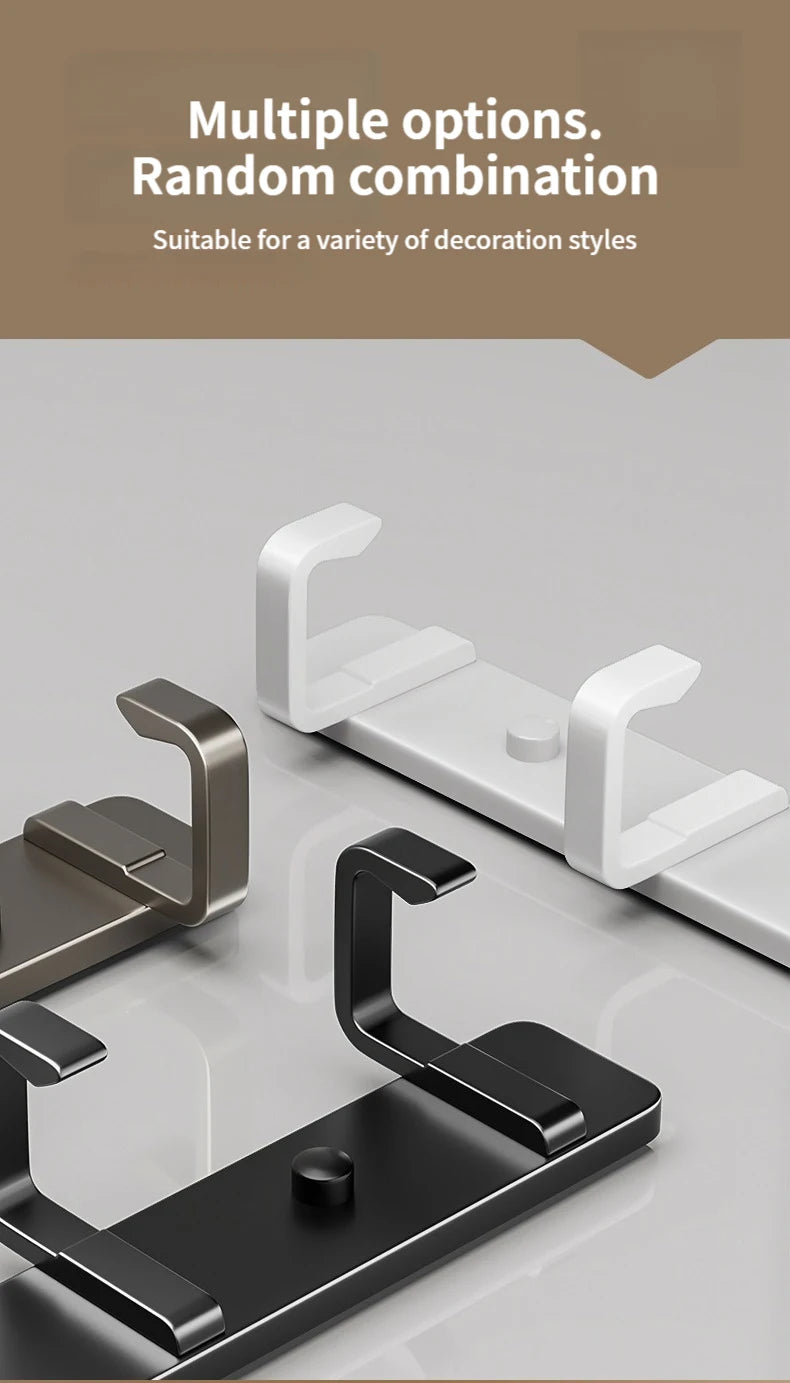 Azylo Heavy-Duty Aluminum Alloy Wall-Mounted Coat & Robe Hook