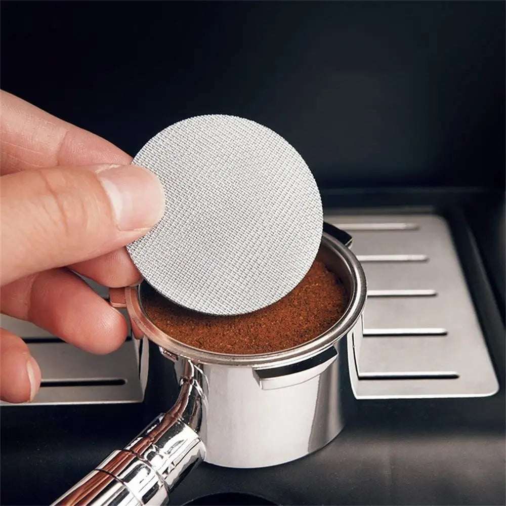 Azylo Universal Stainless Steel Espresso Puck Screen (Reusable Coffee Filter)