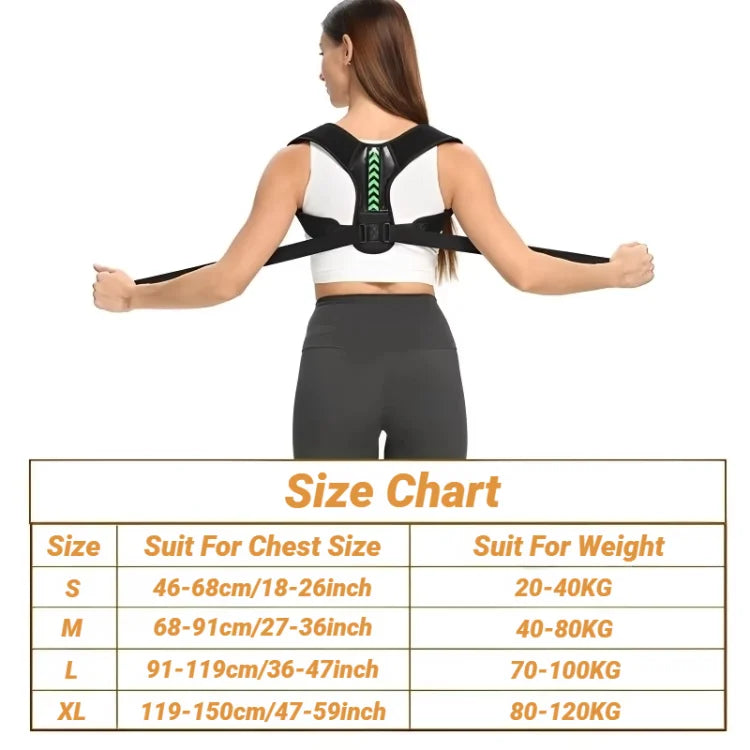 Azylo Adjustable Breathable Back Posture Corrector & Shoulder Support Belt