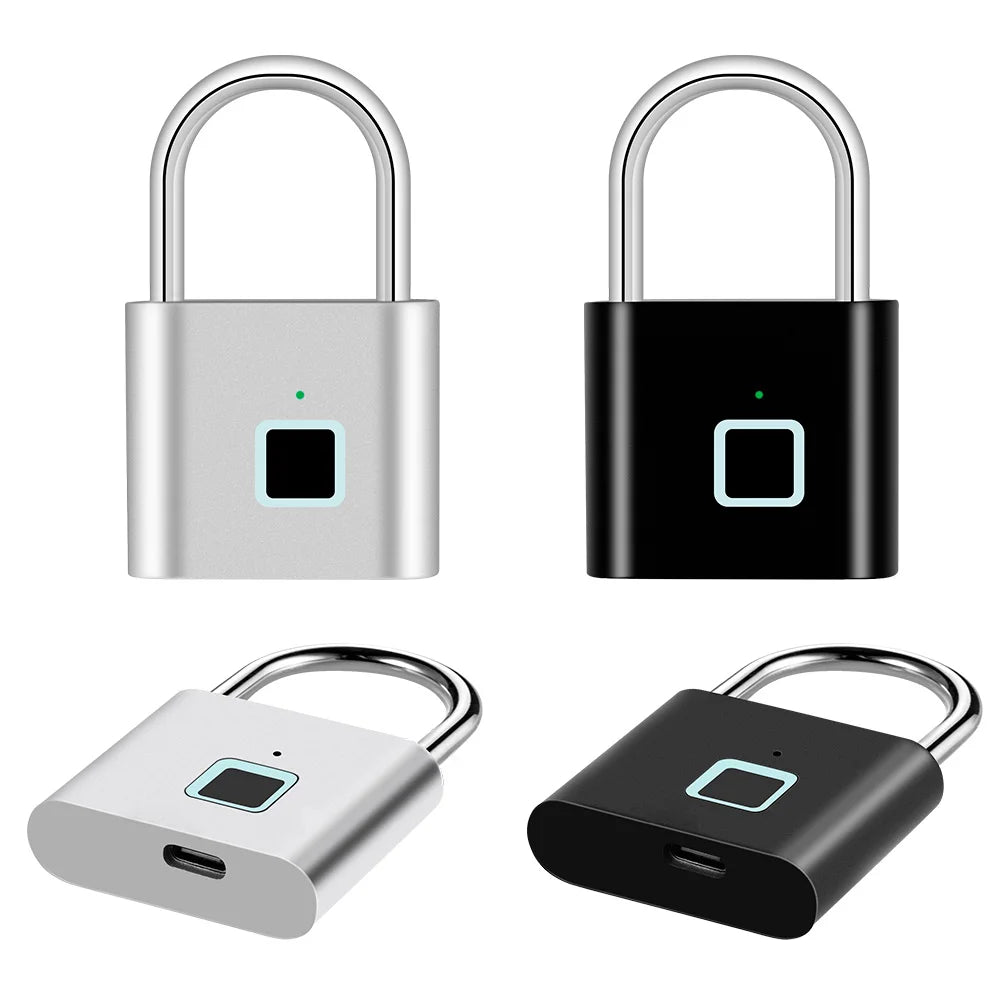 Azylo Heavy-Duty Smart Fingerprint Padlock & Keyless Security Lock