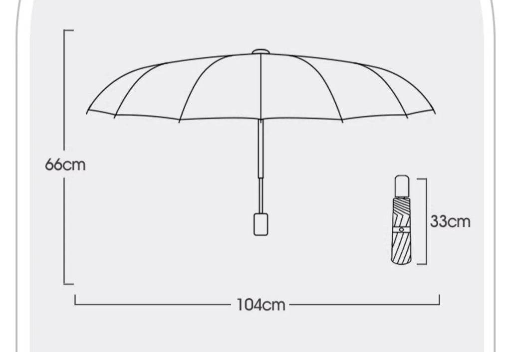 Azylo 72-Bone Hyper-Reinforced Automatic Windproof Umbrella