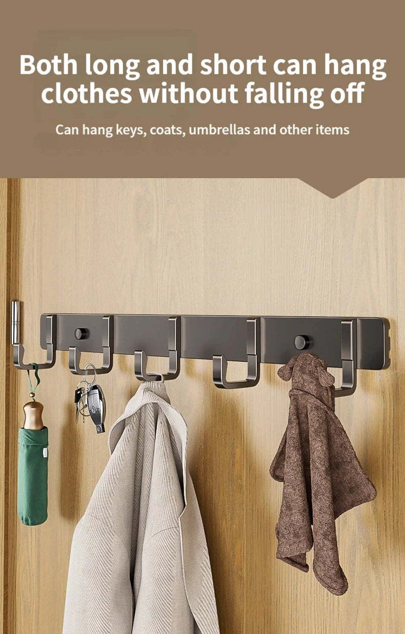 Azylo Heavy-Duty Aluminum Alloy Wall-Mounted Coat & Robe Hook