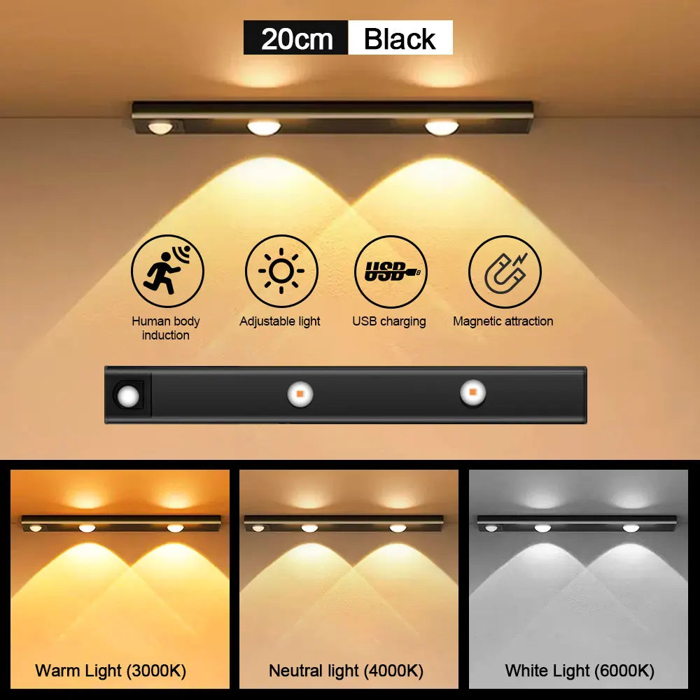 Azylo Ultra-Thin 3-Color Motion Sensor LED Strip Light