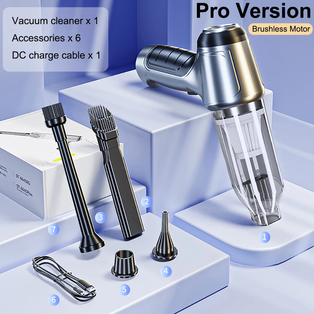 Azylo 3-in-1 Max Wireless Vacuum & High-Power Dust Blower (95,000PA)