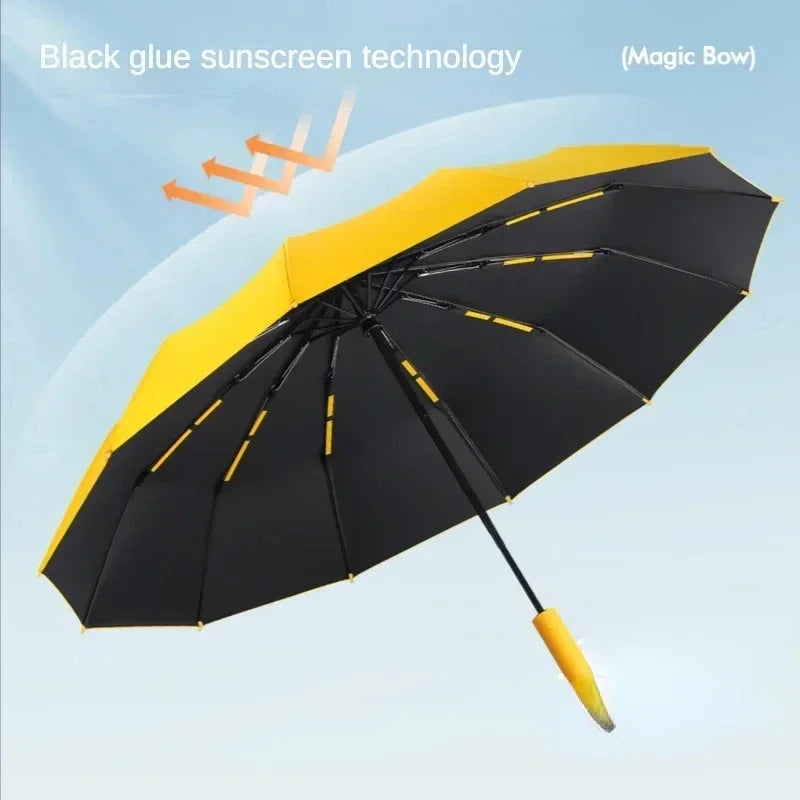 Azylo 72-Bone Hyper-Reinforced Automatic Windproof Umbrella