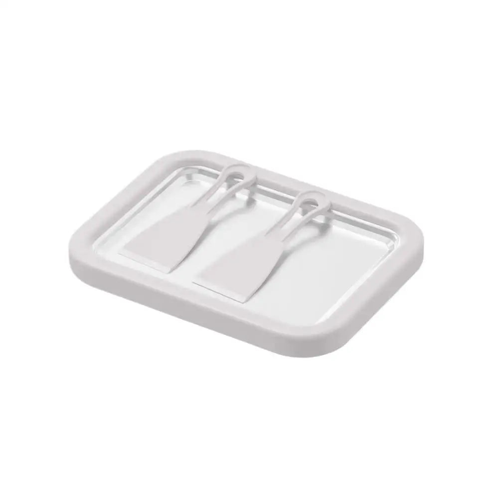 Azylo DIY Instant Rolled Ice Cream Maker Pan (with 2 Scrapers)