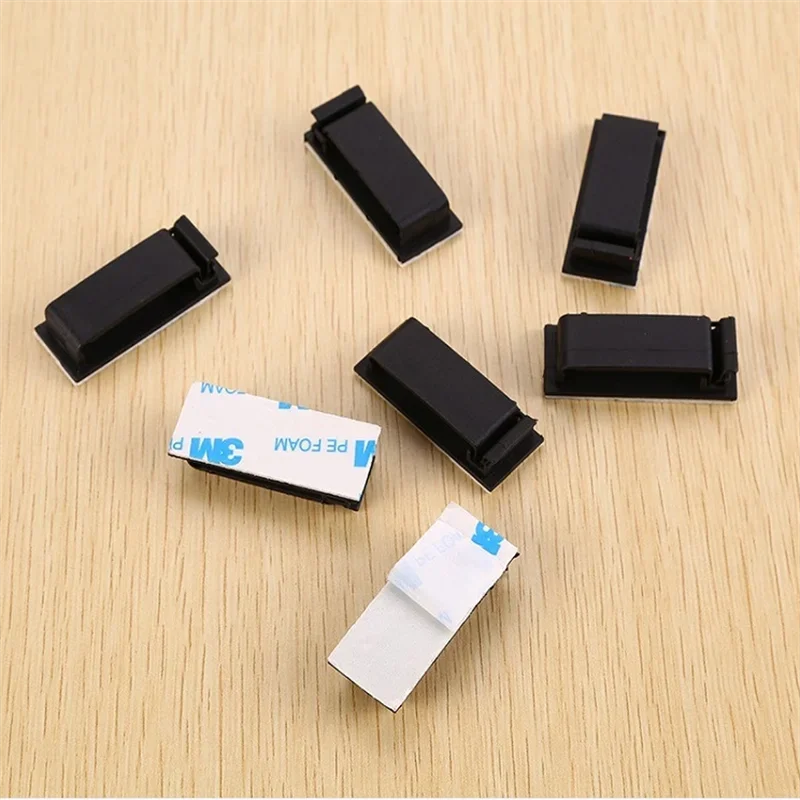 Azylo Self-Adhesive Cable Fixing Clips & Wire Organizer Buckles
