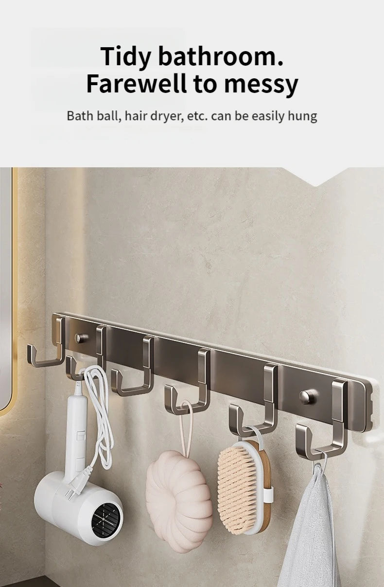 Azylo Heavy-Duty Aluminum Alloy Wall-Mounted Coat & Robe Hook