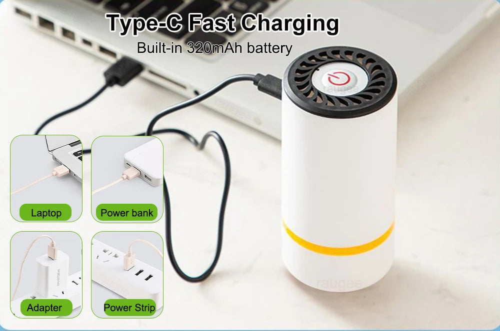 Azylo Mini Handheld Electric Vacuum Sealer & Air Pump