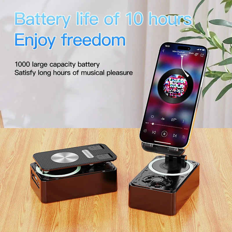 Azylo 3-in-1 Foldable Bluetooth Speaker & Desktop Phone Stand Power Bank