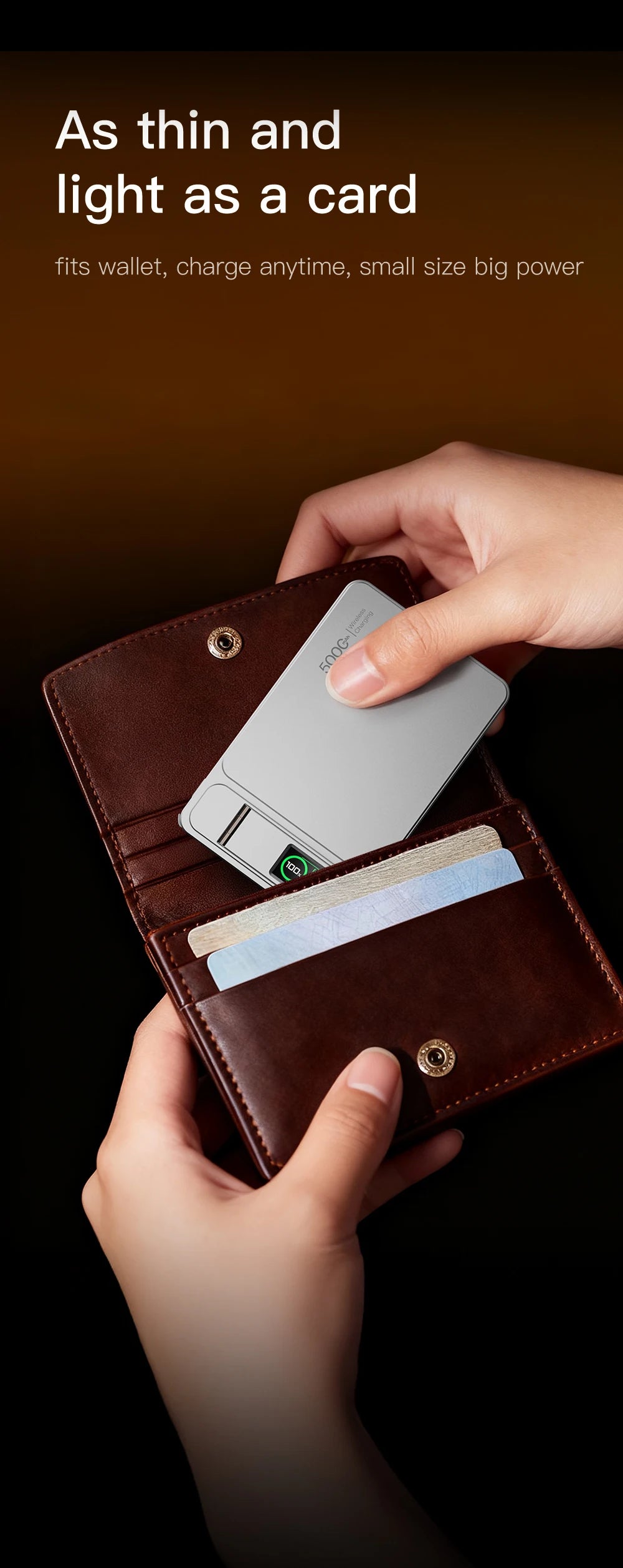 Azylo 3-in-1 Magnetic Wireless Power Bank with TFT Smart Screen (10,000mAh)