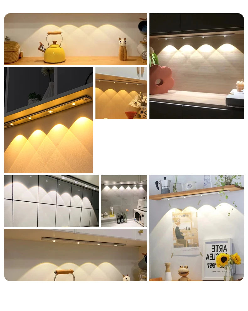 Azylo Ultra-Thin 3-Color Motion Sensor LED Strip Light