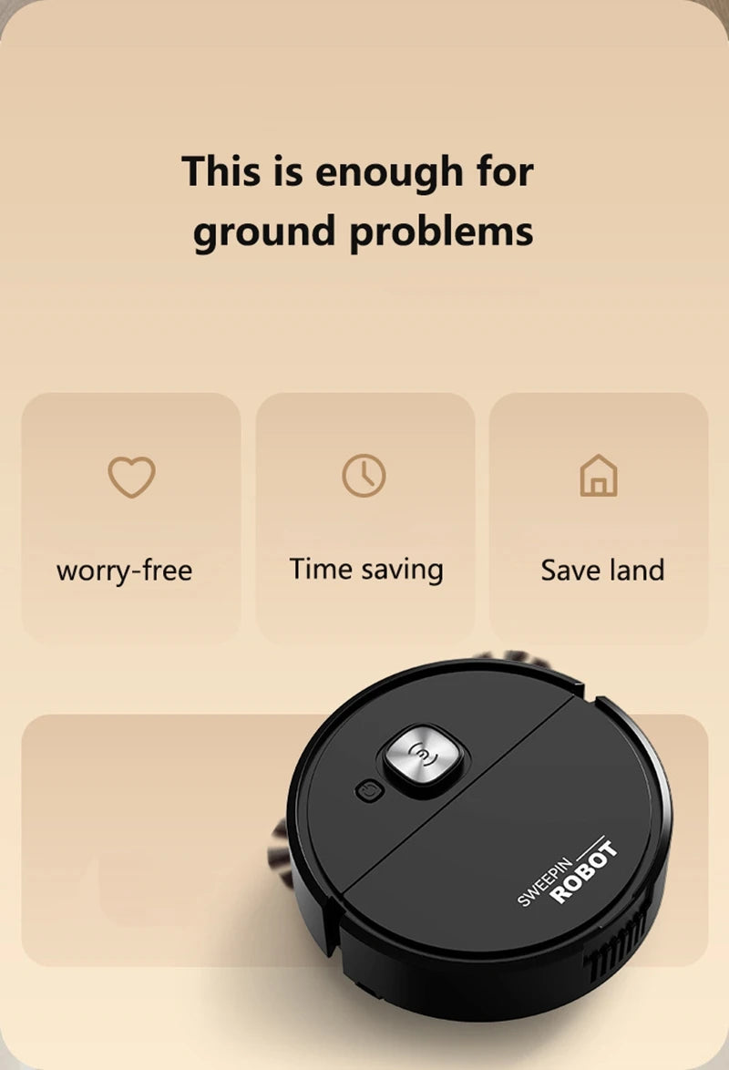 Azylo 3-in-1 Smart Intelligent Robot Vacuum & Mopping Sweeper
