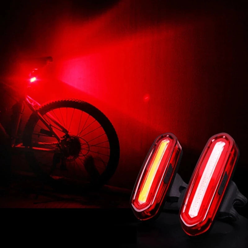Azylo Ultra-Bright USB Rechargeable LED Bike Tail Light (Multi-Mode Safety Lamp)