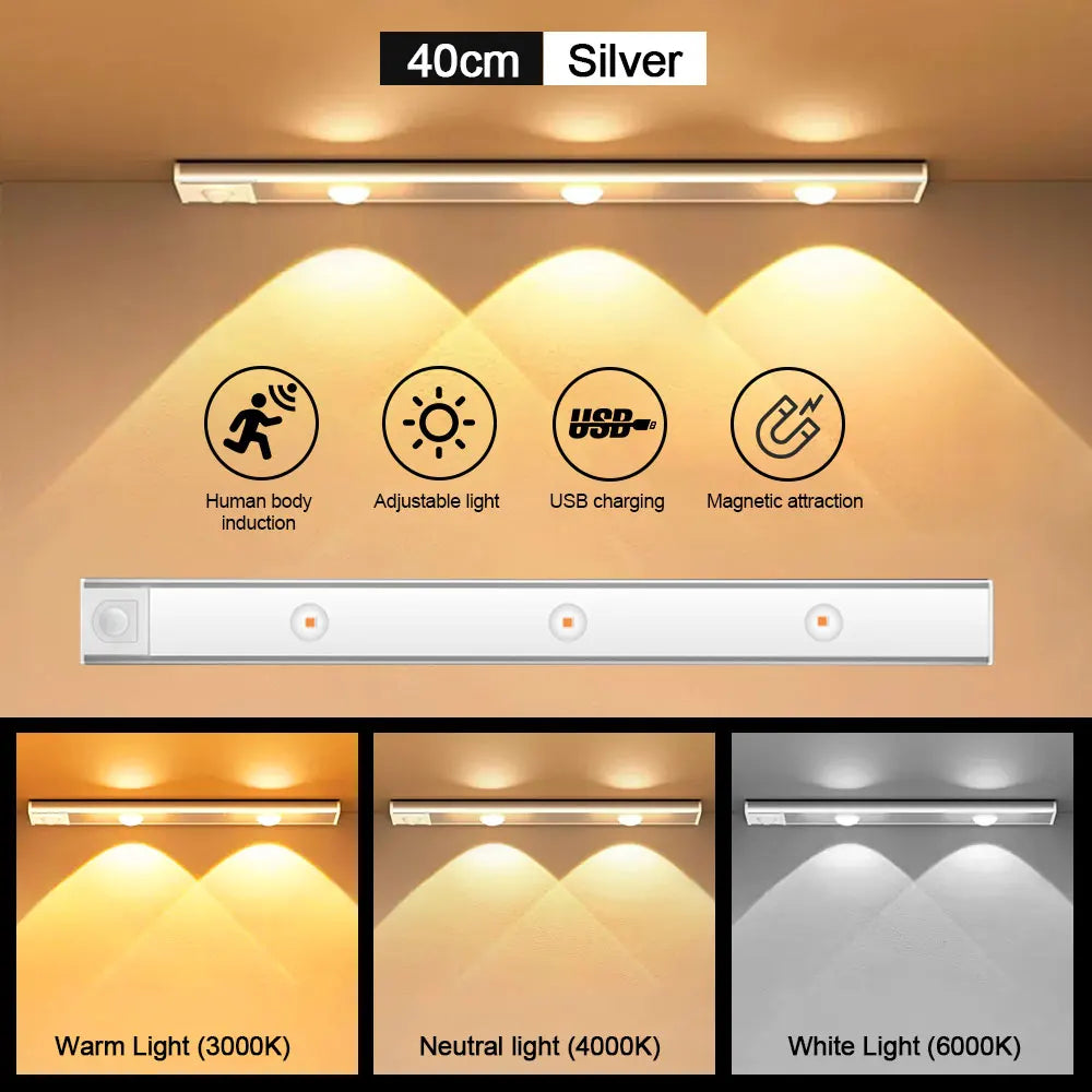 Azylo Ultra-Thin 3-Color Motion Sensor LED Strip Light