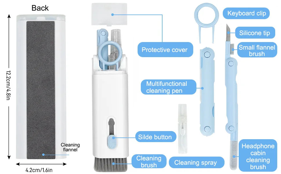 Azylo 7-in-1 Pocket Tech Cleaning Pen