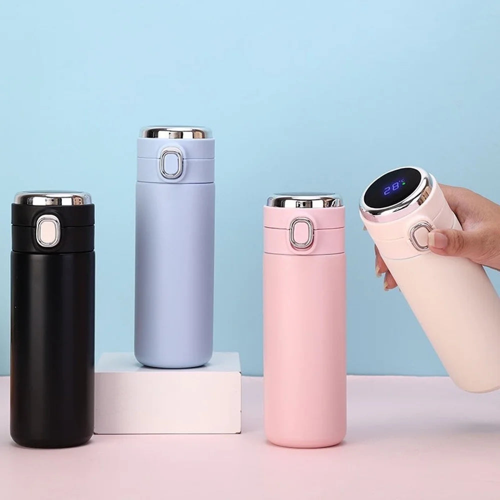 Azylo Smart LED Temperature Display Thermos & Travel Mug (400ml)