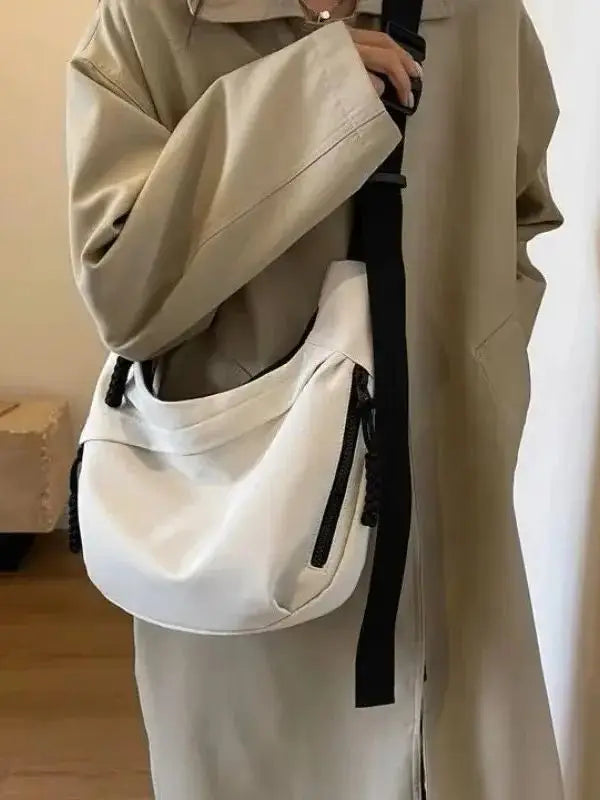 Azylo Casual Korean-Style Nylon Hobo Crossbody Bag