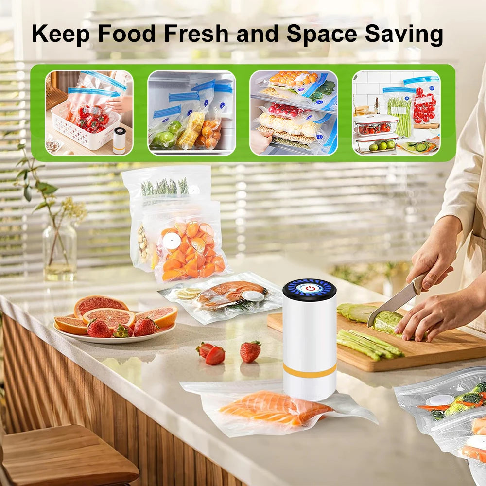 Azylo Mini Handheld Electric Vacuum Sealer & Air Pump