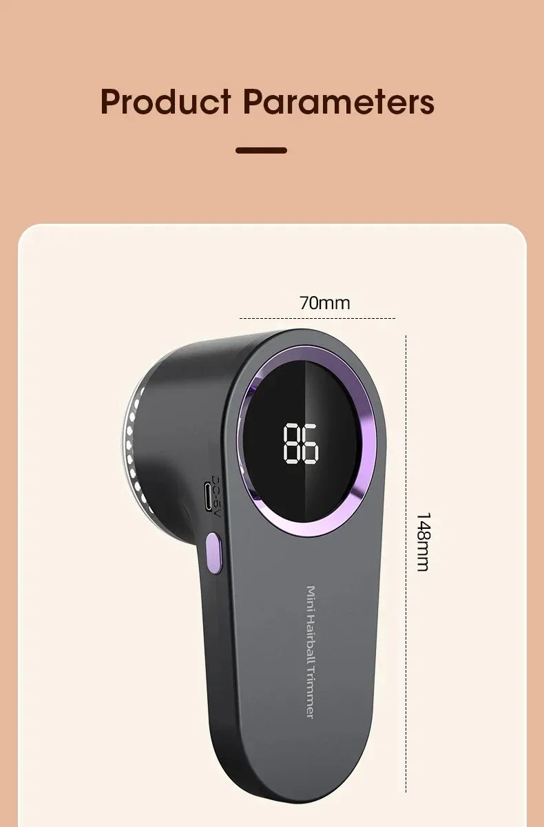 Azylo Pro Rechargeable Electric Lint Remover & Fabric Shaver