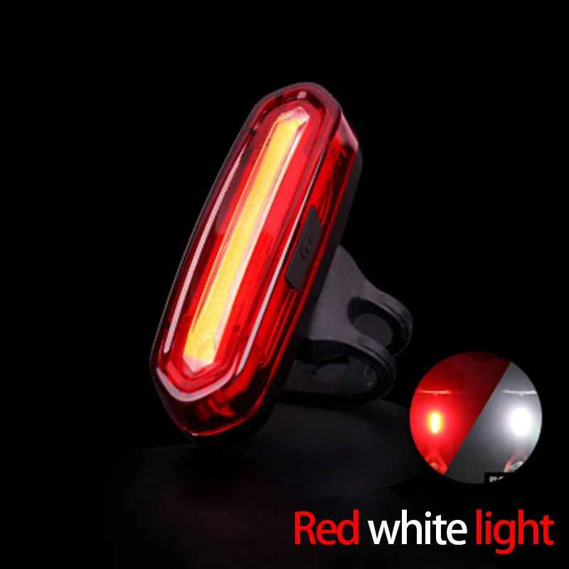 Azylo Ultra-Bright USB Rechargeable LED Bike Tail Light (Multi-Mode Safety Lamp)