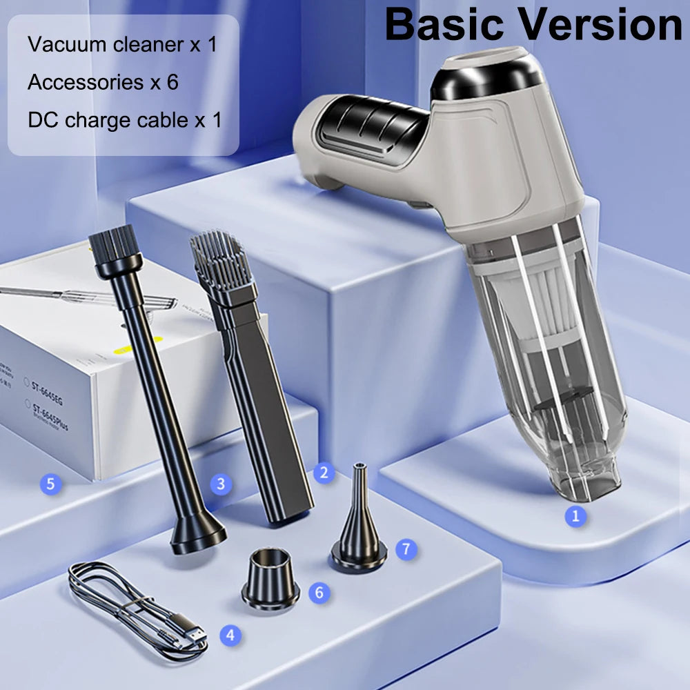 Azylo 3-in-1 Max Wireless Vacuum & High-Power Dust Blower (95,000PA)
