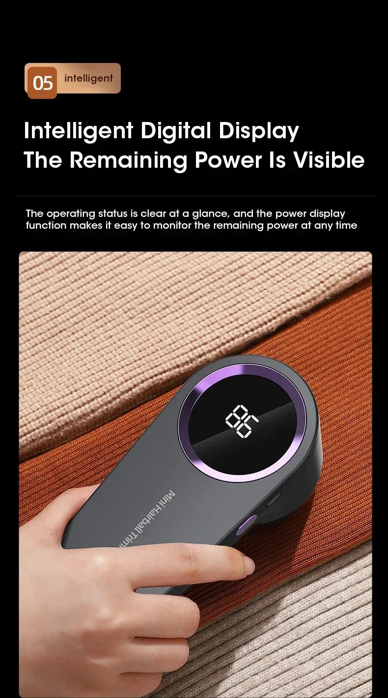 Azylo Pro Rechargeable Electric Lint Remover & Fabric Shaver