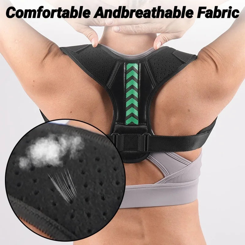 Azylo Adjustable Breathable Back Posture Corrector & Shoulder Support Belt