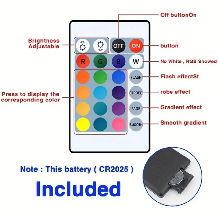 Azylo Smart Bluetooth RGB LED Strip Lights (5M / App Control)