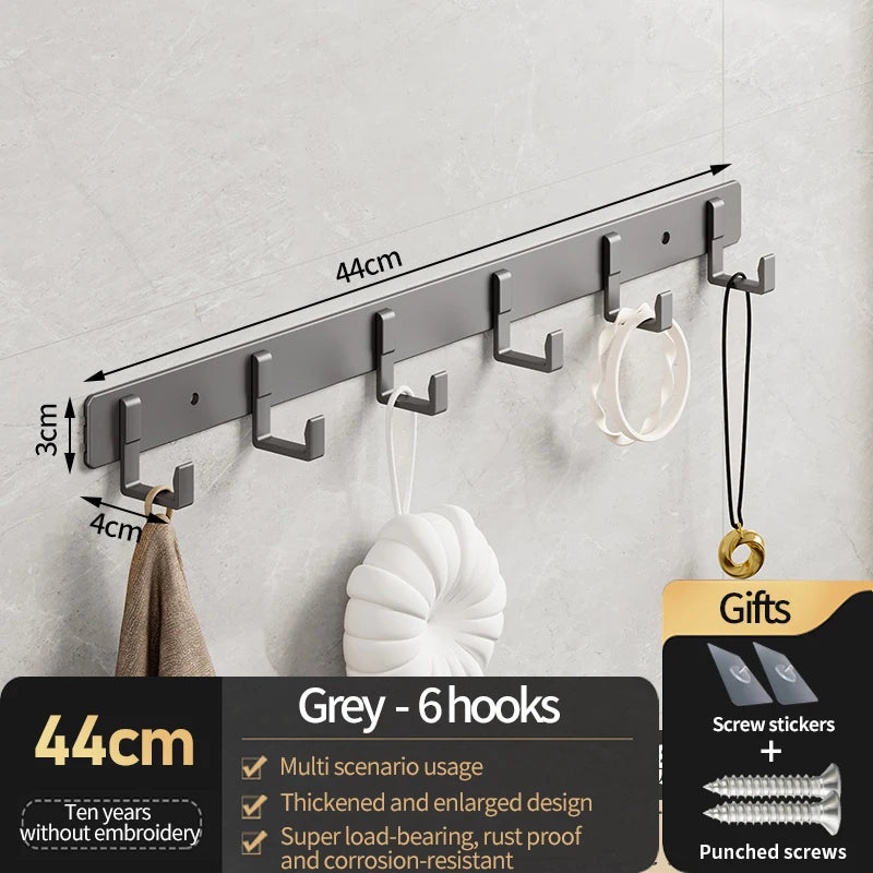 Azylo Heavy-Duty Aluminum Alloy Wall-Mounted Coat & Robe Hook