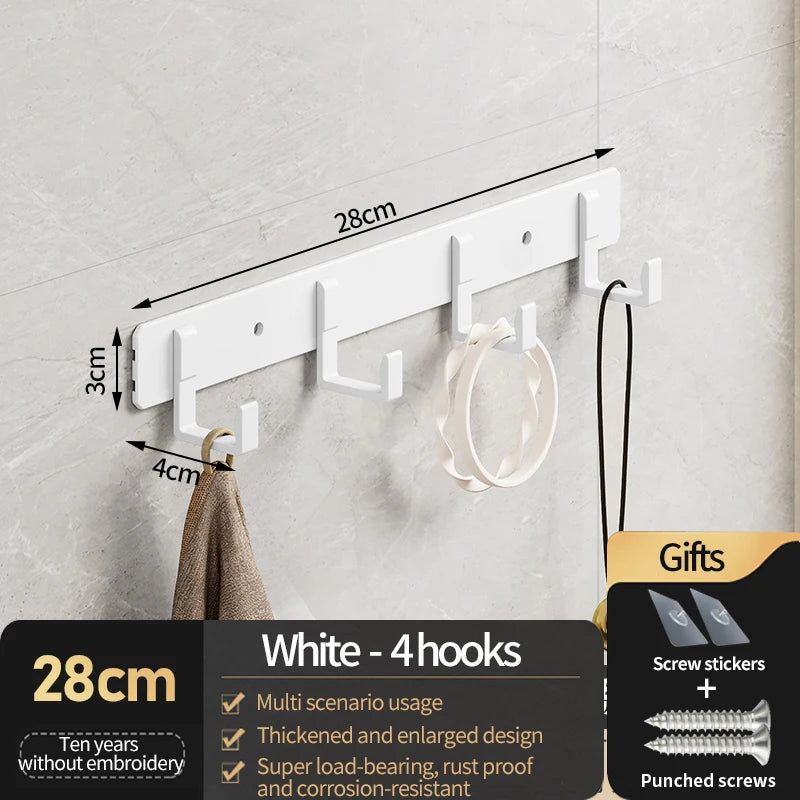 Azylo Heavy-Duty Aluminum Alloy Wall-Mounted Coat & Robe Hook