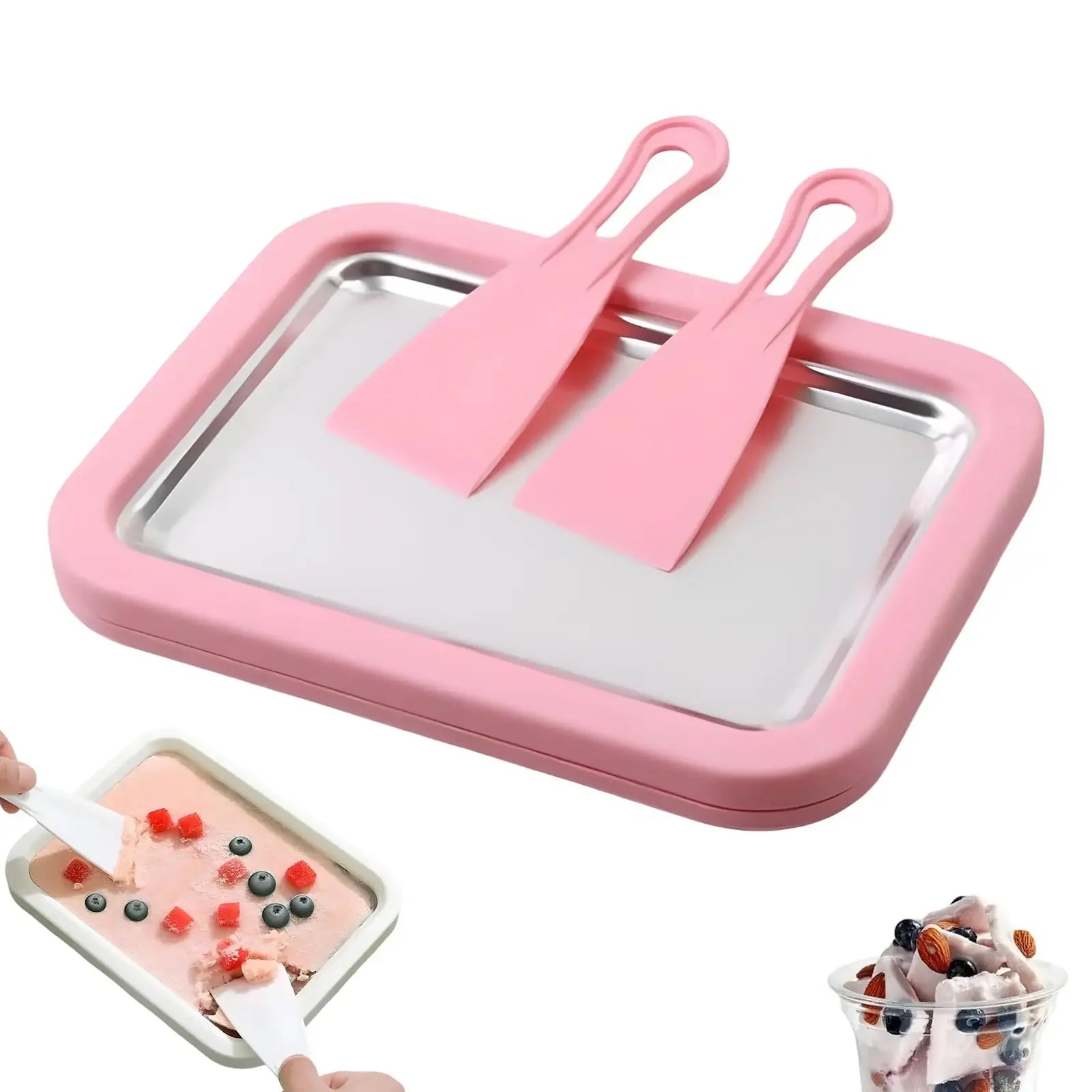Azylo Kids DIY Stir-Fried Yogurt & Rolled Ice Cream Maker Pan